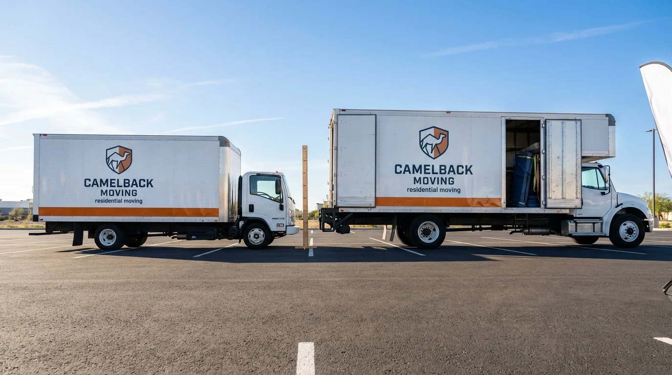 Moving truck size capacity guide in Tannersville